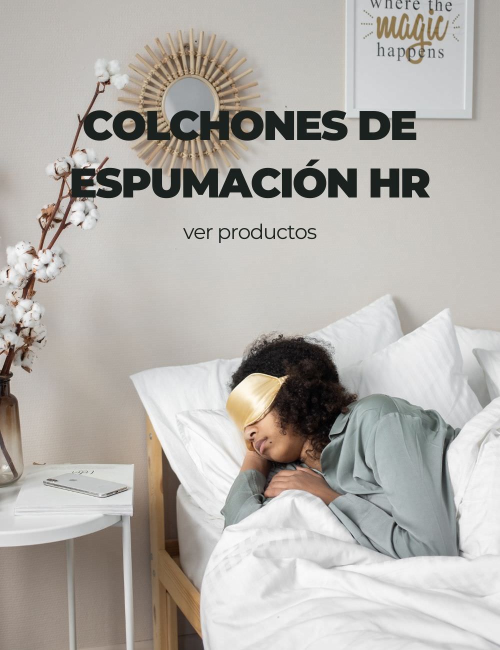 comprar colchones espumación hr espuma en Huesca online